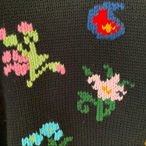 Gucci Garden Floral Intarsia Sweater with Parrot L - Picture 13 of 17